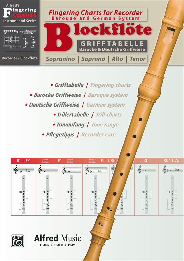 Grifftabelle Blockflote